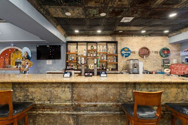 Interior, Recessed Lighting, Stone Walls