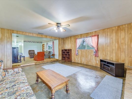 Interior, Living room, Wooden Walls