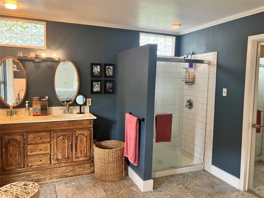 Bathroom, Glass Shower, Interior
