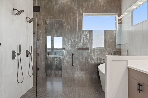Bathroom, Glass Shower, Interior