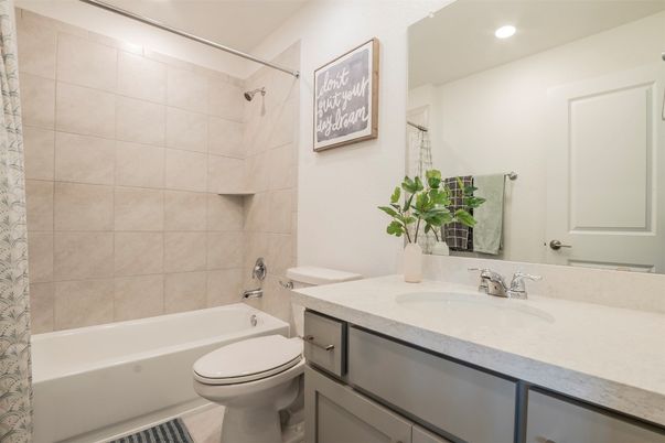Bathroom, Interior, Recessed Lighting