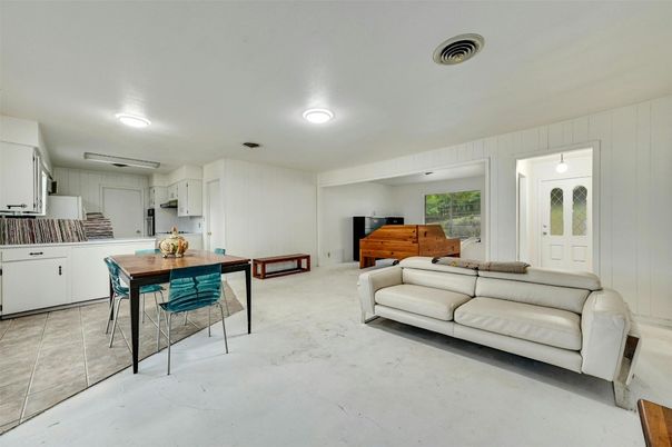 Interior, Kitchen, Living room, Recessed Lighting