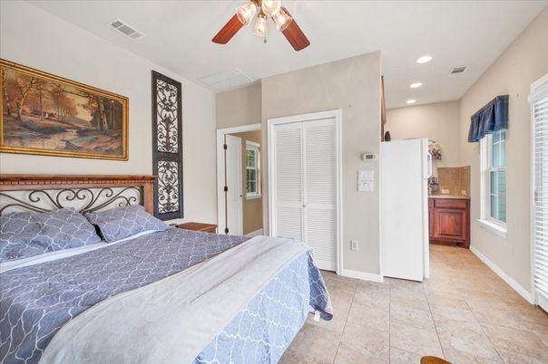 Bedroom, Interior, Recessed Lighting