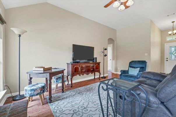 Chandelier, Home Office, Interior, Living room, Wood Texture Flooring