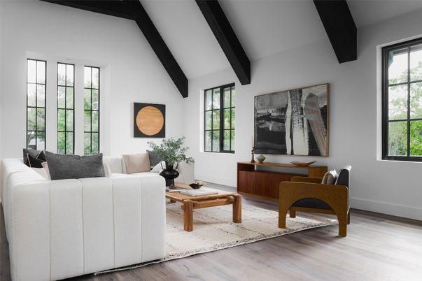 Interior, Living room, Wooden Beams, Wood Texture Flooring