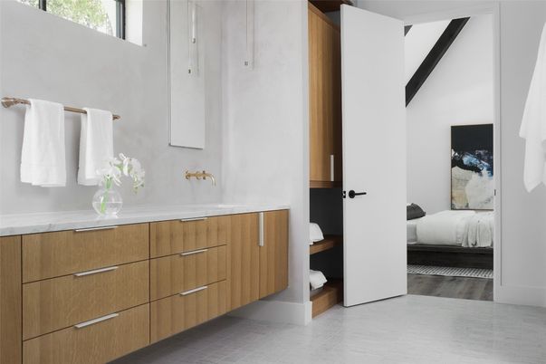 Bathroom, Bedroom, Interior, Wood Texture Flooring