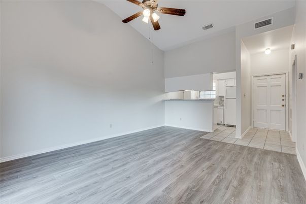 Empty room, Interior, Kitchen, Wood Texture Flooring