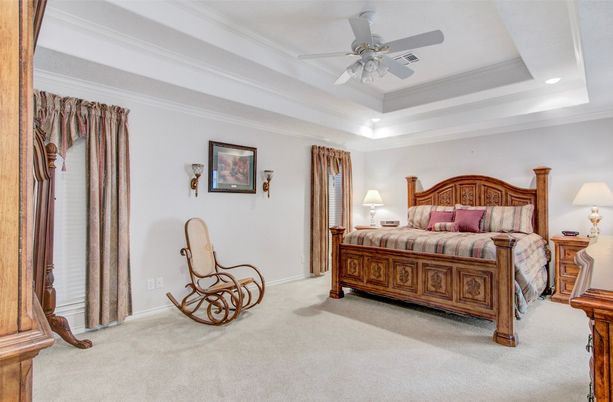 Bedroom, Interior, Recessed Lighting