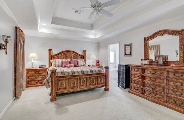 Bedroom, Interior, Recessed Lighting