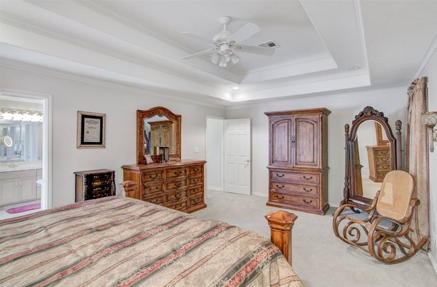 Bedroom, Interior, Recessed Lighting