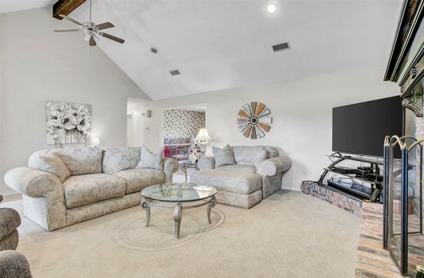 Interior, Living room, Recessed Lighting