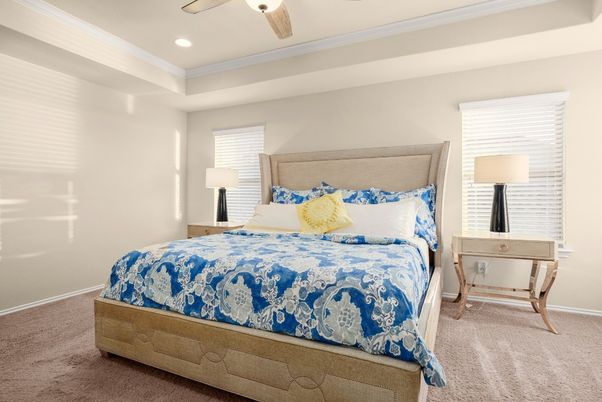 Bedroom, Interior, Recessed Lighting