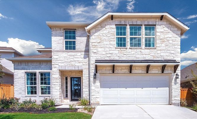 Attached, Exterior, Facade, Brick Traditional