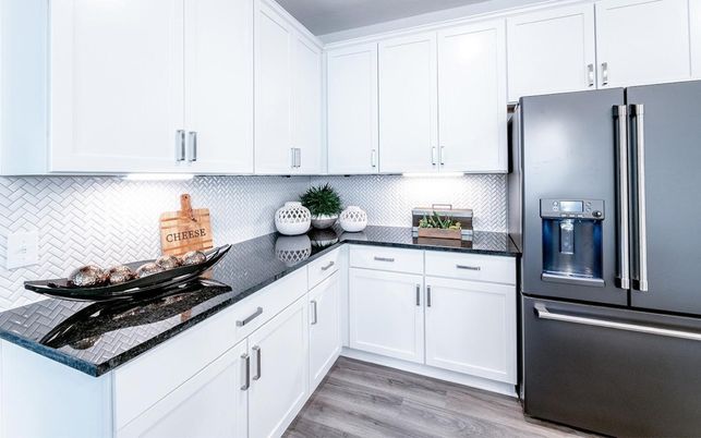 Interior, Kitchen, Wood Texture Flooring