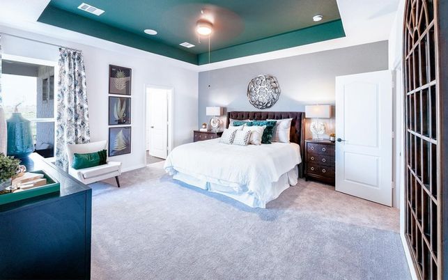 Bedroom, Interior, Recessed Lighting