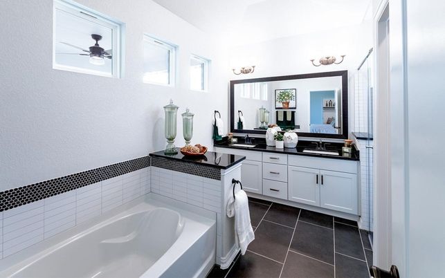 Bathroom, Dual Sink Vanities, Interior
