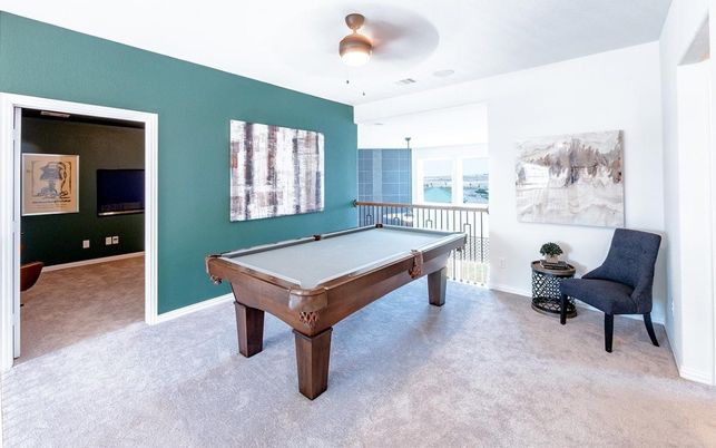 Billiard Table, Game Room, Interior, Water
