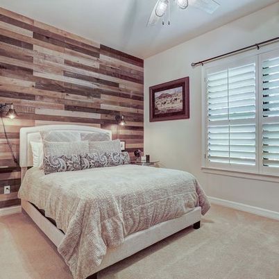 Bedroom, Interior, Wooden Walls