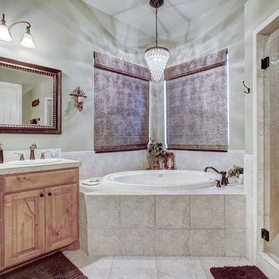 Bathroom, Chandelier, Interior