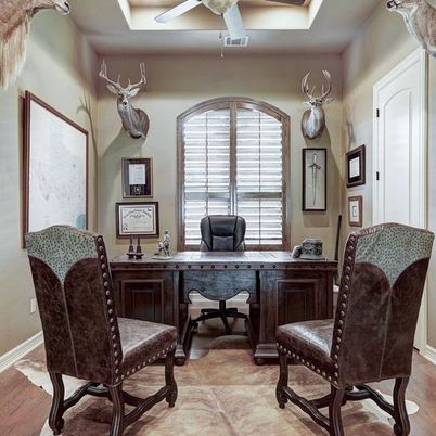 Home Office, Interior, Wood Texture Flooring