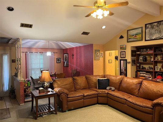 Dining room, Interior, Living room, Pendant Lights, Recessed Lighting