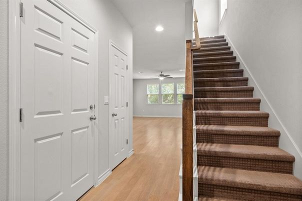 Interior, Recessed Lighting, Wood Texture Flooring