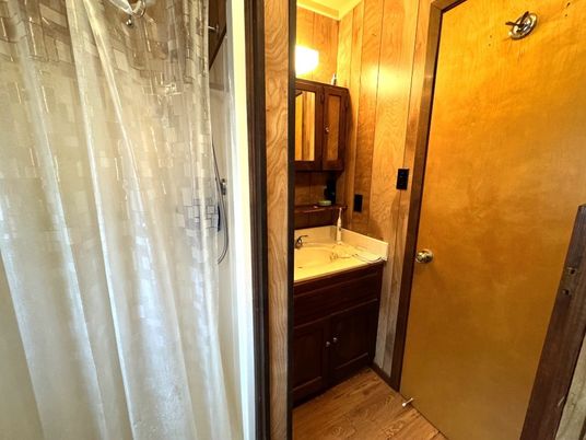 Bathroom, Interior, Wood Texture Flooring