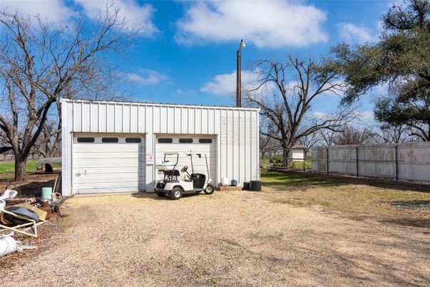 Backyard, Detached Garage, Exterior