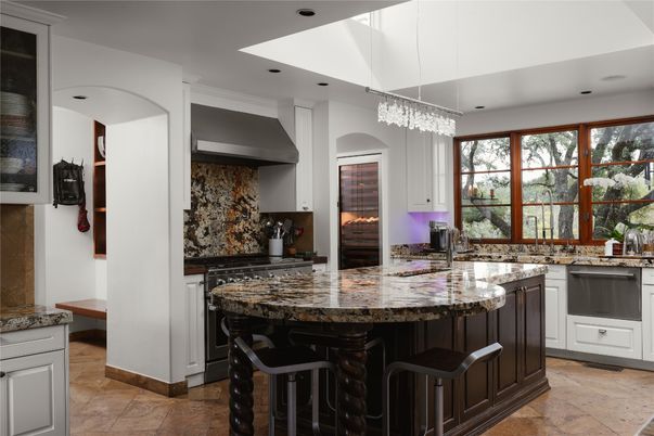 Chandelier, Interior, Kitchen, Recessed Lighting