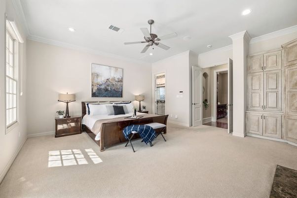 Bedroom, Home Office, Interior, Recessed Lighting