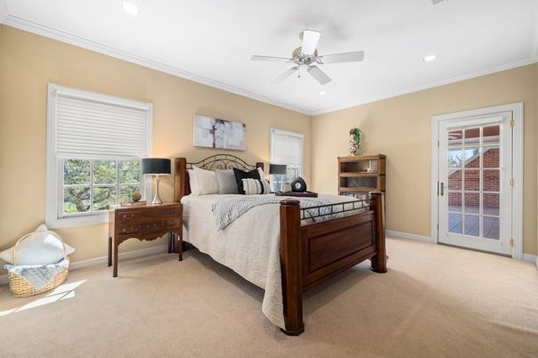 Bedroom, Interior, Recessed Lighting