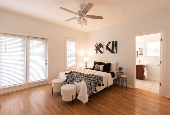 Bedroom, Interior, Wood Texture Flooring