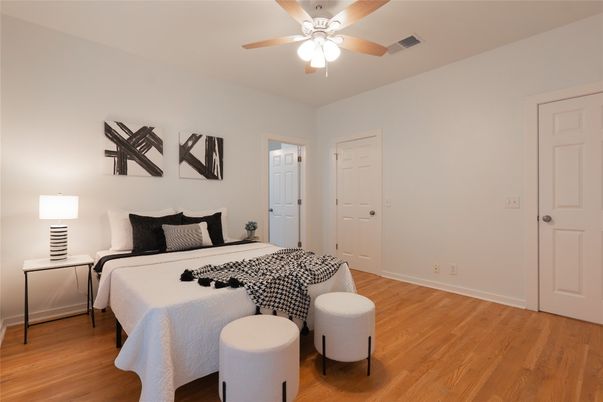 Bedroom, Interior, Wood Texture Flooring