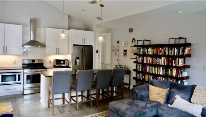 Interior, Kitchen, Pendant Lights, Stainless Steel Appliances