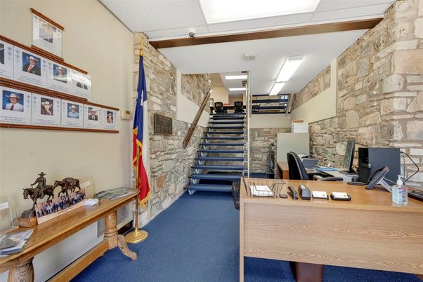 Home Office, Interior, Stone Walls