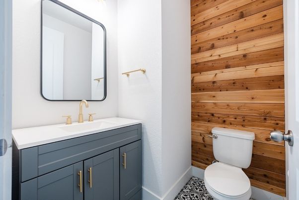 Bathroom, Interior, Wooden Walls