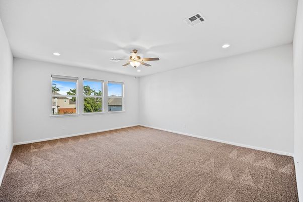 Empty room, Interior, Recessed Lighting