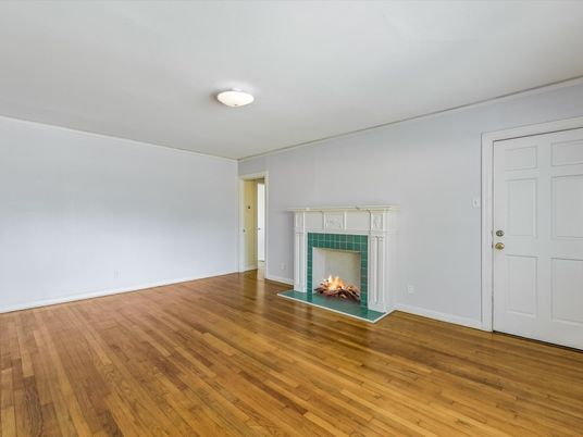 Empty room, Fireplace, Interior, Wood Texture Flooring