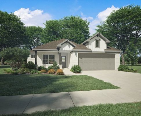 Attached, Exterior, Facade, Ranch