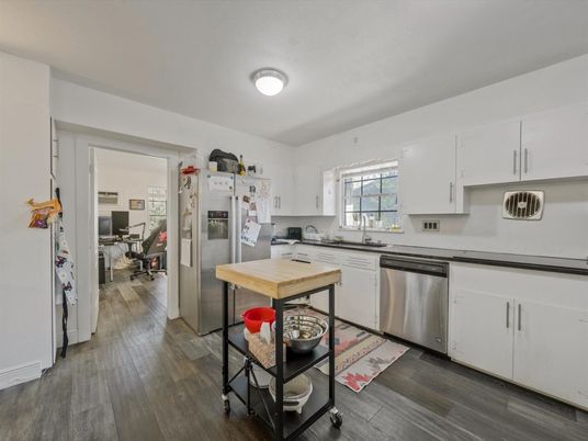 Interior, Kitchen, Wood Texture Flooring