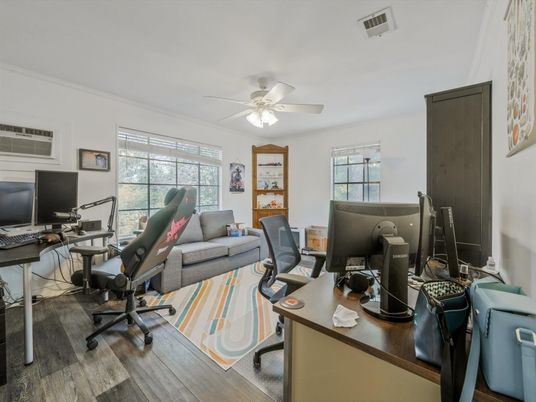Home Office, Interior, Wood Texture Flooring