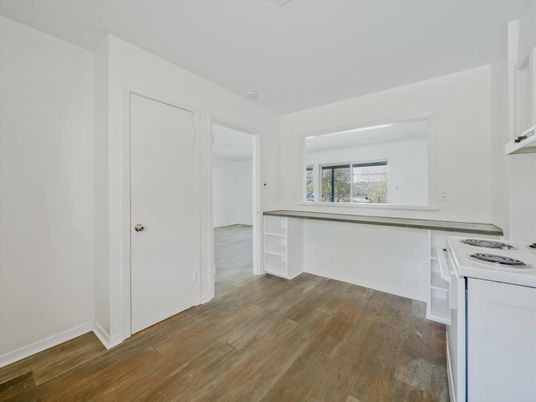 Empty room, Interior, Kitchen, Wood Texture Flooring