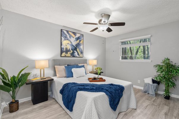 Bedroom, Interior, Wood Texture Flooring
