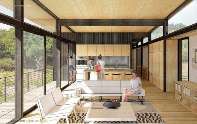 Interior, Living room, Sun Room, Wood Texture Flooring