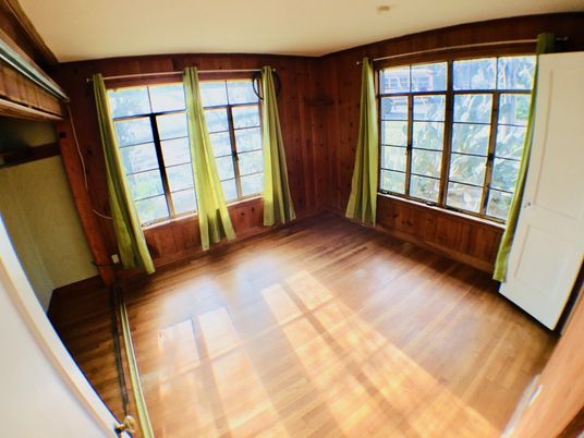 Empty room, Interior, Wood Texture Flooring, Wooden Walls