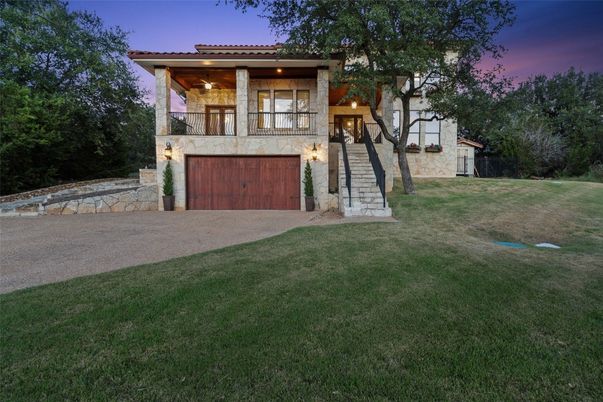 Attached, Backyard, Exterior, Facade, Mediterranean
