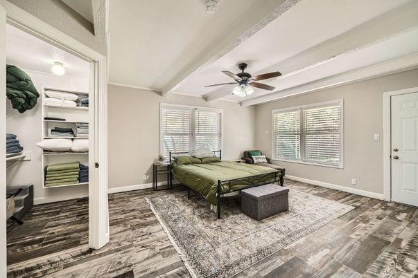 Bedroom, Interior, Wood Texture Flooring