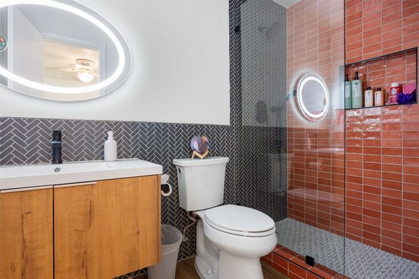 Bathroom, Glass Shower, Interior