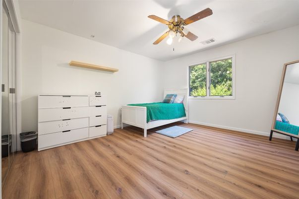 Bedroom, Interior, Wood Texture Flooring