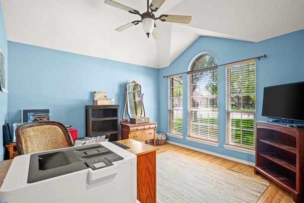 Home Office, Interior, Wood Texture Flooring